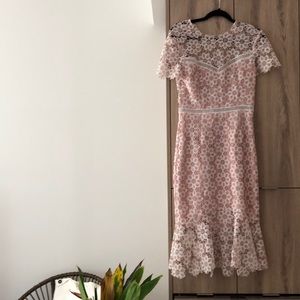 SAYLOR Floral Embroidery Dress